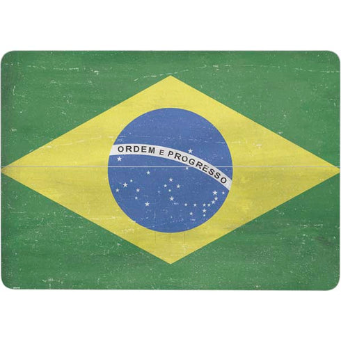 Brazil Flag Distressed Surface Laptop Studio Skin